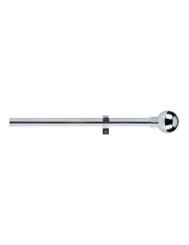 Kit Barra Cortina Anillo Cromo Extensible de 110 - 200 cm CINTACOR - STOR PLANET