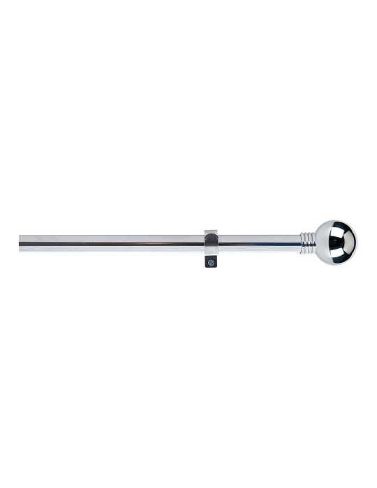 Kit Barra Cortina Anillo Cromo Extensible de 110 - 200 cm CINTACOR - STOR PLANET