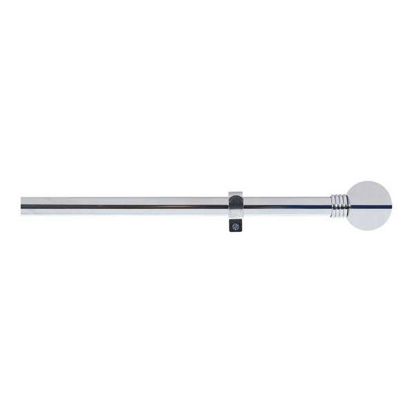 Kit Barra Cortina Anillo Cromo Extensible de 160 - 300 cm CINTACOR - STOR PLANET