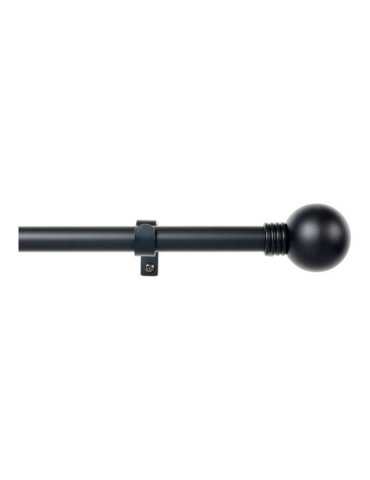 Kit Barra Cortina Anillo Negro Extensible de 110 - 200 cm CINTACOR - STOR PLANET