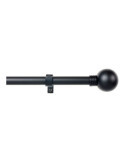 Kit Barra Cortina Anillo Negro Extensible de 110 - 200 cm CINTACOR - STOR PLANET