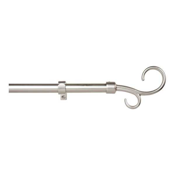 Kit Barra Cortina Báculo Plata Extensible de 160 - 300 cm CINTACOR - STOR PLANET