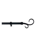 Kit Barra Cortina Báculo Negro Extensible de 110 - 200 cm CINTACOR - STOR PLANET