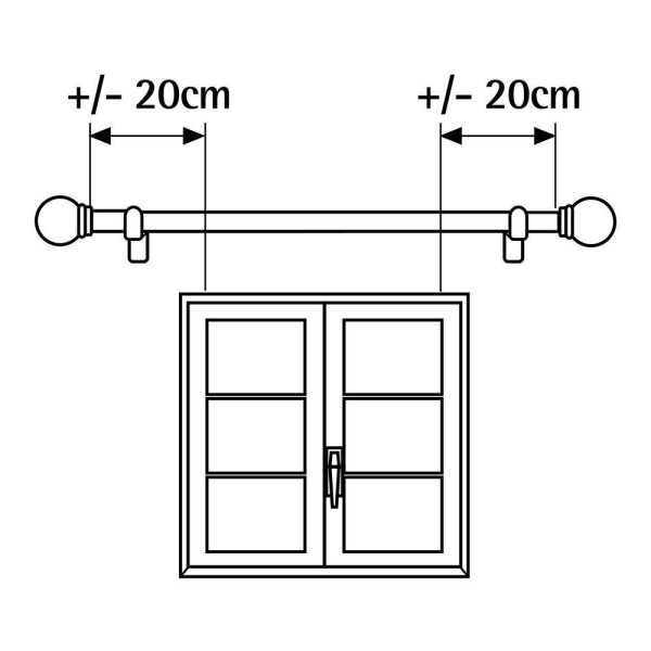 Kit Barra Cortina Blanco Cono Extensible de 160 A 300 cm CINTACOR - STOR PLANET