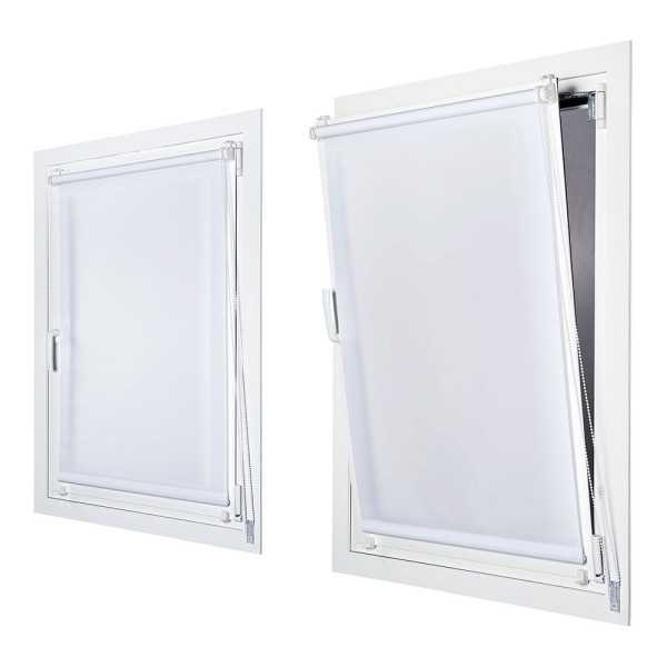 Estor Enrollable Clip & Fix Blanco Nieve 75 x 180 cm CINTACOR - STOR PLANET