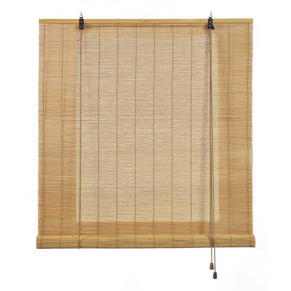 Estor Enrollable Bambú Ocre Mango 90 x 175 cm CINTACOR