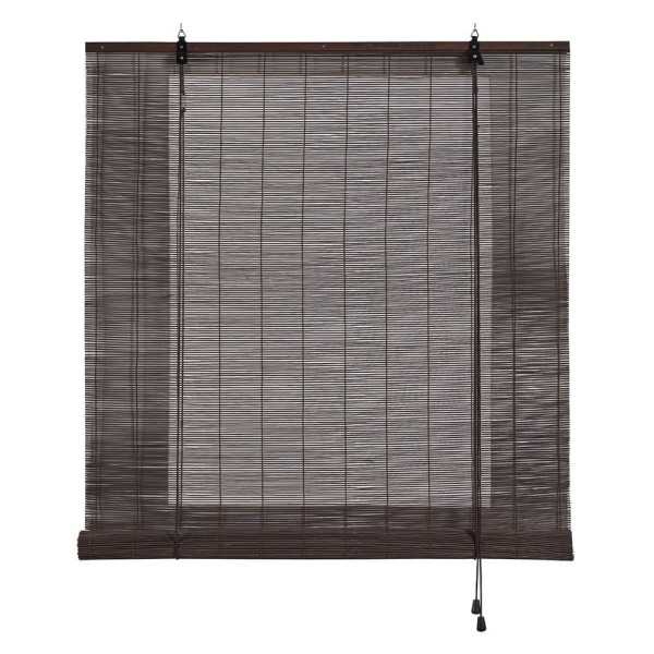 Estor Enrollable Bambú Ocre Wengue 150 x 175 cm CINTACOR