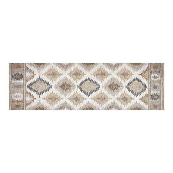 Alfombra Vinílica Estampada Kilim Grises, 60 x 200 cm CROMA COLLECTION