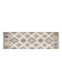 Alfombra Vinílica Estampada Kilim Grises, 60 x 200 cm CROMA COLLECTION