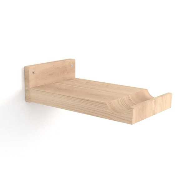 Soporte Fijo para Bicicleta, Modelo 2-8062.90, de Madera de Haya con Acabado Lacado, 10 x 20 x 36 cm REI