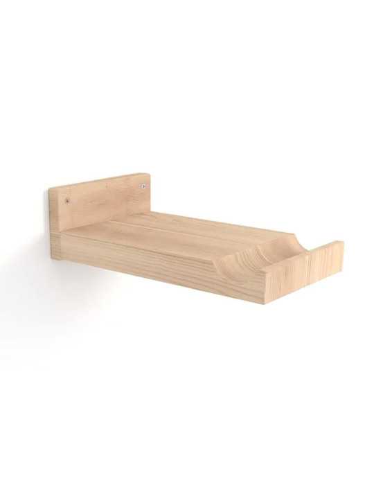 Soporte Fijo para Bicicleta, Modelo 2-8062.90, de Madera de Haya con Acabado Lacado, 10 x 20 x 36 cm REI