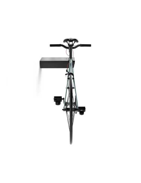 Soporte Fijo para Bicicleta, Modelo 2-8070.18, de Acero con Acabado Negro Mate, 36,5 x 28 x 8,5 cm REI