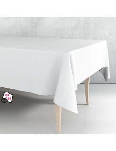 Rollo de Hule Mantel Blanco Liso 1,40 x 25 m EXMA