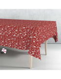 Rollo de Hule Mantel Navidad Rojo Nordic 1,40 x 25 m EXMA