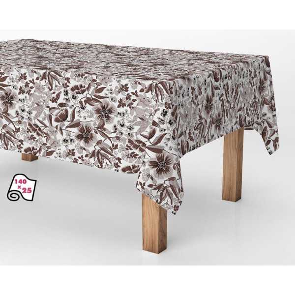 Rollo de Hule Antimanchas Flores Modern 1,40 x 25 m EXMA