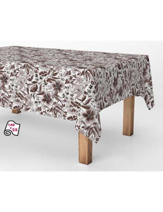 Rollo de Hule Antimanchas Flores Modern 1,40 x 25 m EXMA