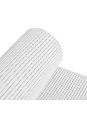 Rollo Alfombra Multiuso Antideslizante Aqua-Mat Basic Blanco 65 cm x 15 m EXMA