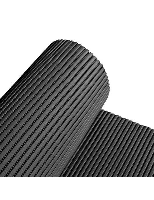 Rollo Alfombra Multiuso Antideslizante Aqua-Mat Basic Negro 65 cm x 15 m EXMA