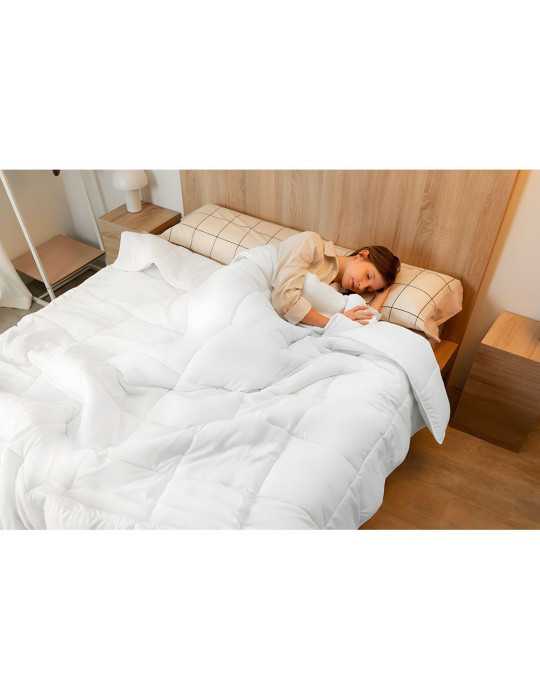 Edredón Relleno Nórdico Warmy E200 Blanco 155 x 220 cm NALUI