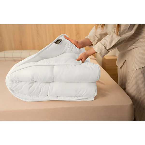 Edredón Relleno Nórdico Warmy E200 Blanco 155 x 220 cm NALUI