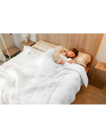 Edredón Relleno Nórdico Warmy E200 Blanco 220 x 240 cm NALUI 2