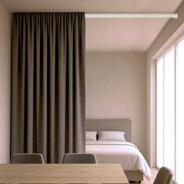 Barra Extensible Multiuso A Presión sin Taladro, Blanca, Ø2,8 - 2,5 x 140 - 250 cm CINTACOR - STORPLANET
