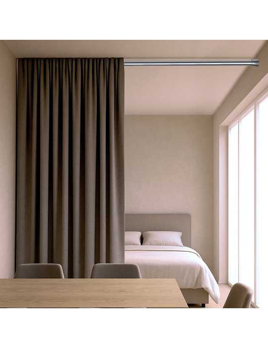Barra Extensible Multiuso A Presión sin Taladro, Plata, Ø2,8 - 2,5 x 140 - 250 cm CINTACOR - STORPLANET