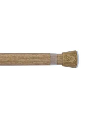 Barra Extensible Multiuso A Presión sin Taladro, Madera, Ø2,8 - 2,5 x 140 - 250 cm CINTACOR - STORPLANET