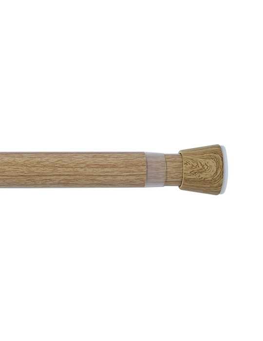 Barra Extensible Multiuso A Presión sin Taladro, Madera, Ø2,8 - 2,5 x 140 - 250 cm CINTACOR - STORPLANET