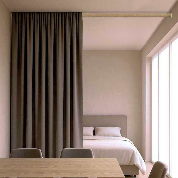 Barra Extensible Multiuso A Presión sin Taladro, Madera, Ø2,8 - 2,5 x 140 - 250 cm CINTACOR - STORPLANET