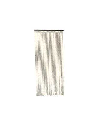 Cortina de Bambú, Color Natural, para Puerta, 90 x 200 cm DECORIS