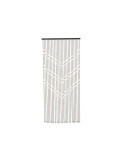 Cortina de Bambú, Color Marrón con Abalarios, para Puerta, 90 x 200 cm DECORIS