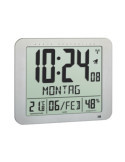 Reloj Radio Digital de Pared, 25 x 3 x 21 cm TFA
