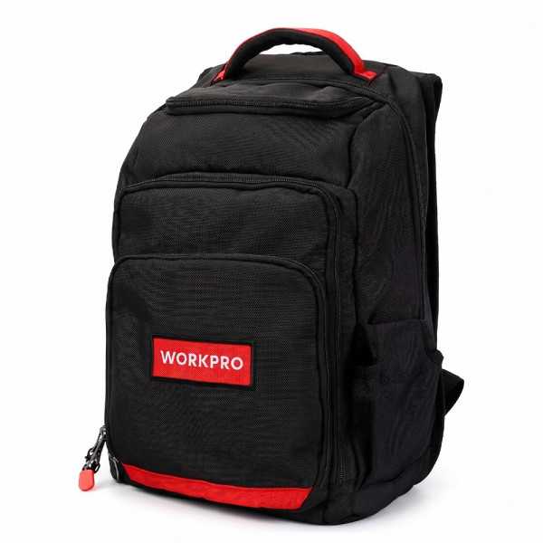 Mochila Negra Multiusos Tool Backpack 32 x 19 x 50 cm WORKPRO