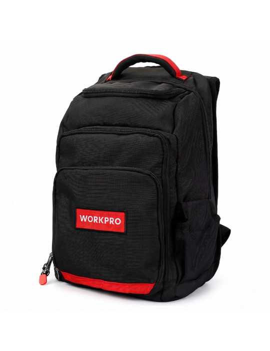 Mochila Negra Multiusos Tool Backpack 32 x 19 x 50 cm WORKPRO