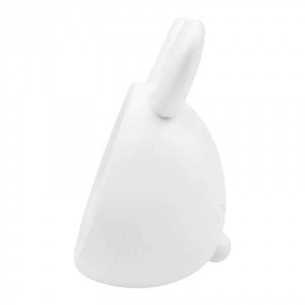 Reloj Despertador Recargable Modelo Conejito Blanco MARY´S
