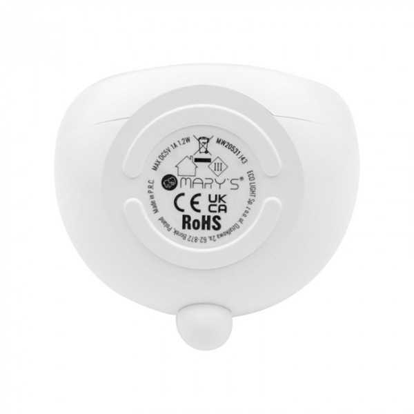 Reloj Despertador Recargable Modelo Conejito Blanco MARY´S