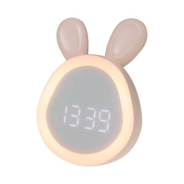 Reloj Despertador Recargable Modelo Conejito Rosa MARY´S