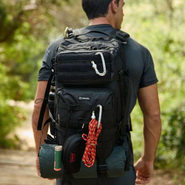 Mochila Táctica Militar Force B500 50 l, Negra NUMADA