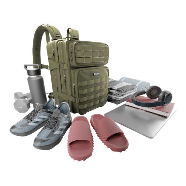 Mochila Táctica Militar Force B500 50 l, Verde NUMADA