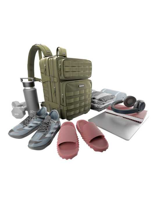 Mochila Táctica Militar Force B500 50 l, Verde NUMADA
