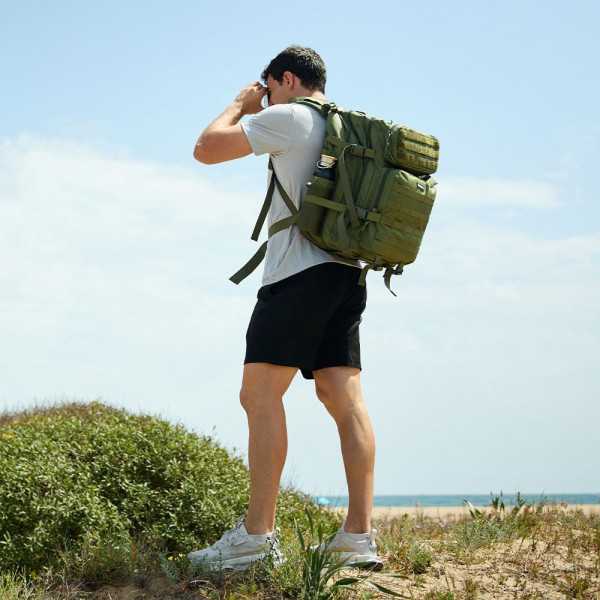 Mochila Táctica Militar Force B500 50 l, Verde NUMADA