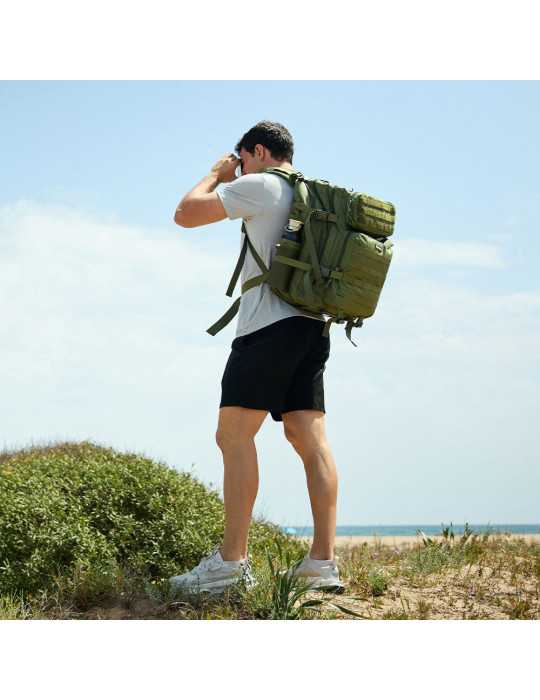 Mochila Táctica Militar Force B500 50 l, Verde NUMADA