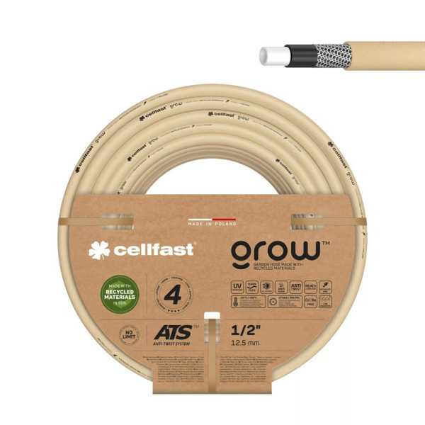 Manguera de Jardín Grow Ø12,5 mm, ½ pulg, 25 m CELLFAST