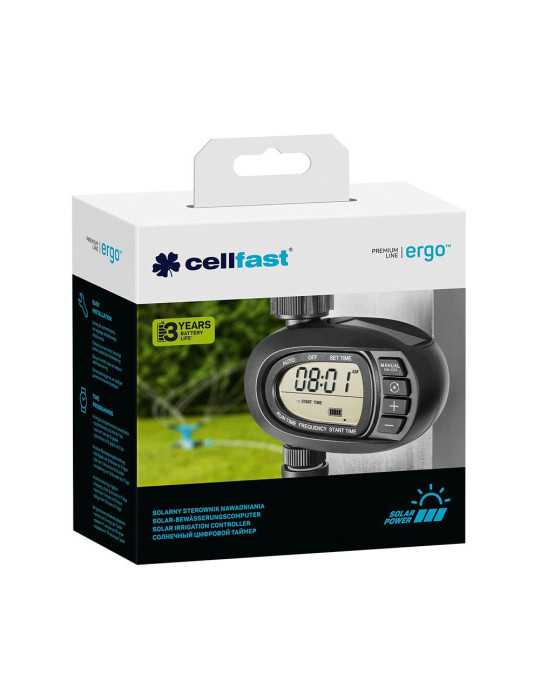 Programador de Riego Solar Energo CELLFAST