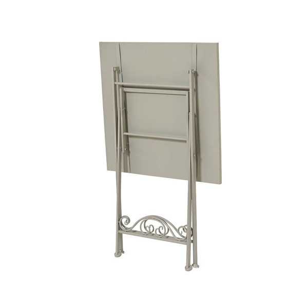 Mesa Metálica/Mosaico Plegable Bistro Marrakech para Exterior 58 x 58 x 76 cm BASICS