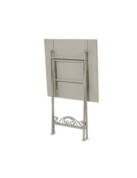 Mesa Metálica/Mosaico Plegable Bistro Marrakech para Exterior 58 x 58 x 76 cm BASICS