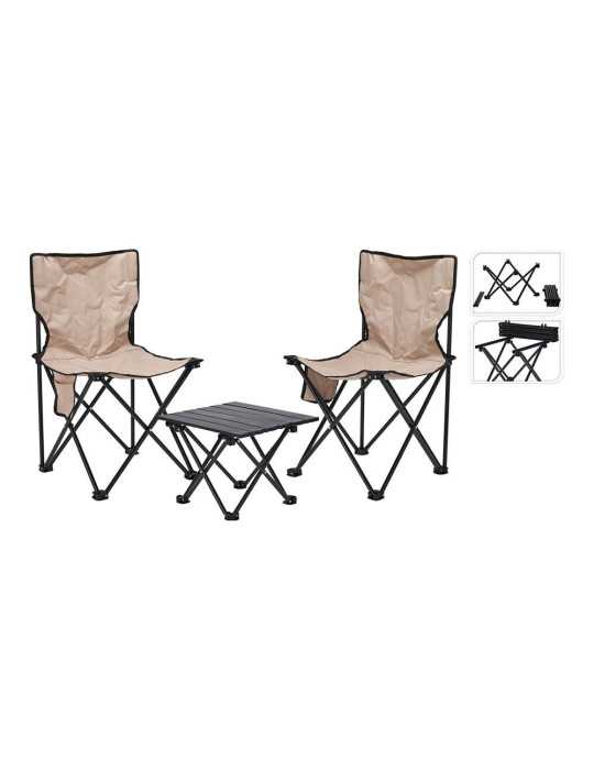 Conjunto Mesa y Sillas Camping REDCLIFFS
