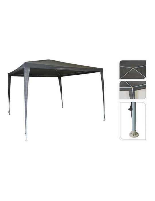 Carpa Gris Oscuro 3 x 3 x 2,45 m BASICS