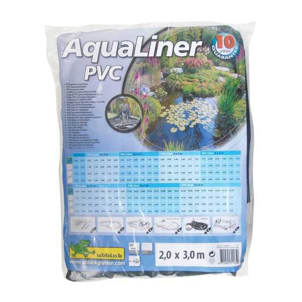 Lona de PVC para Cualquier tipo de Estanque, Negra, Aqualiner, 2 x 3 m UBBINK